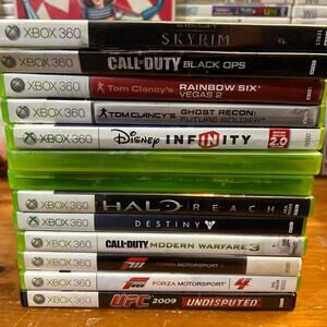 Xbox 360 working lot of random games